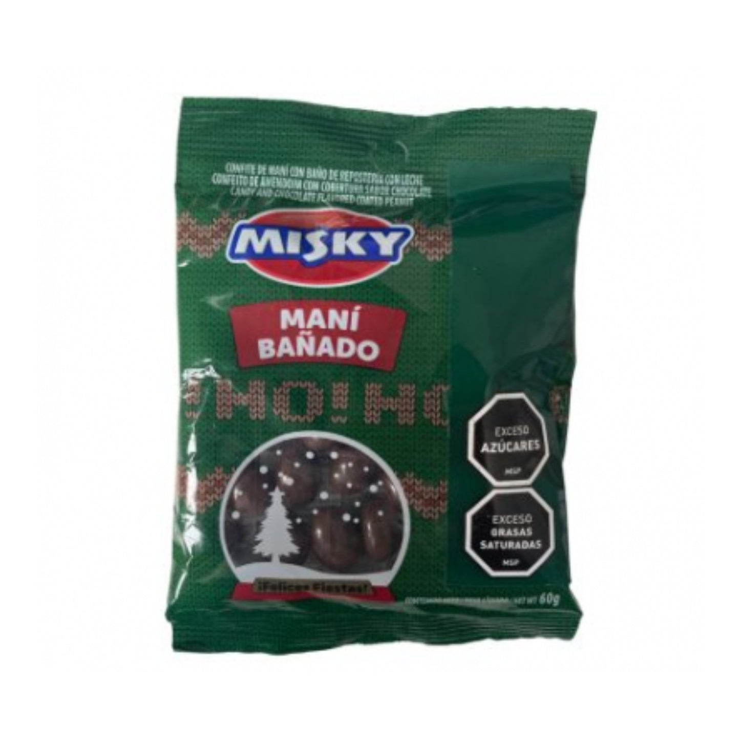 Mani Bañado Con Chocolate Misky 60 G