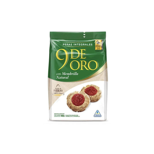 Galleta Integral Pepas C/Membrillo 140 G