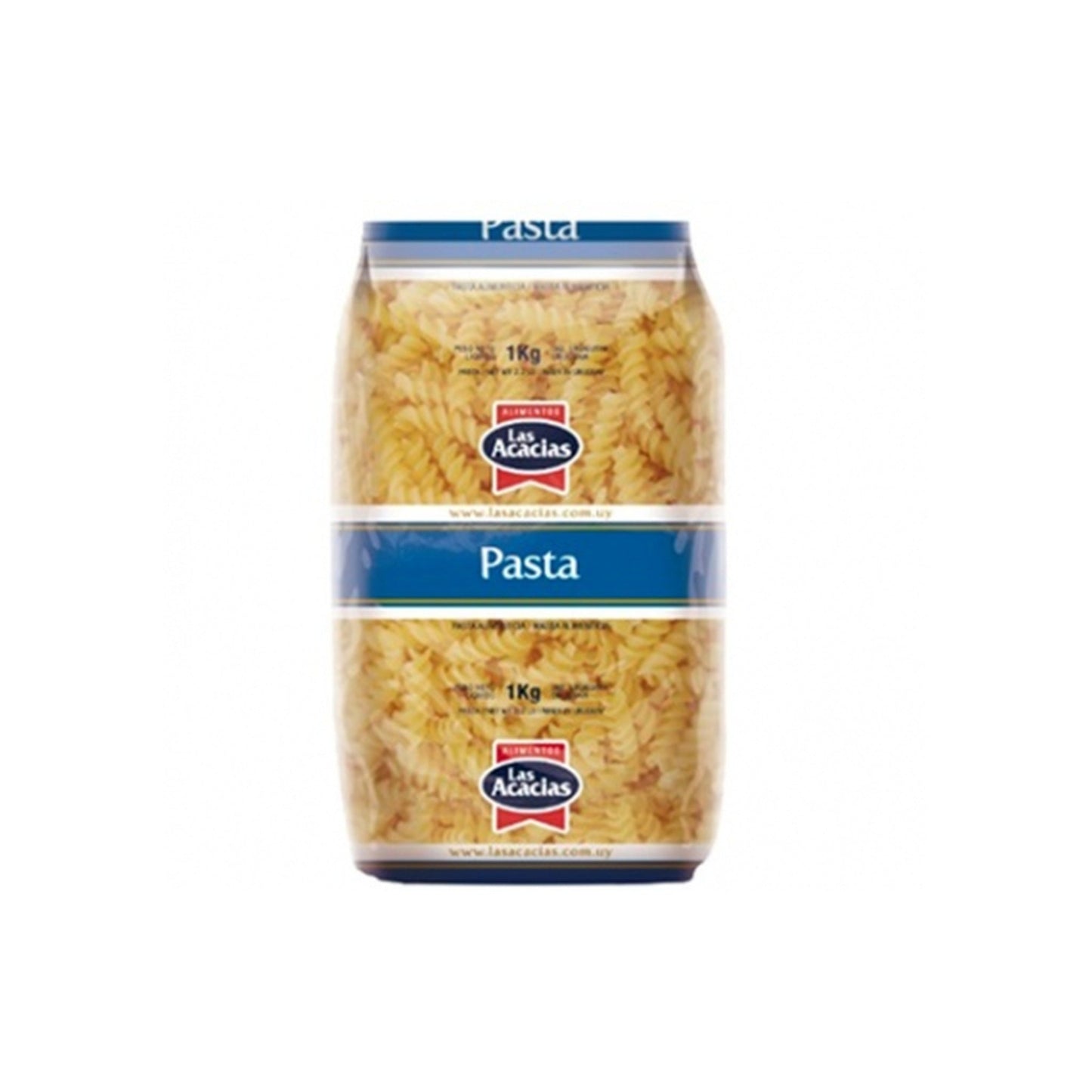 Fideo Las Acacias Al Natural 1 Kg Trirabuzón