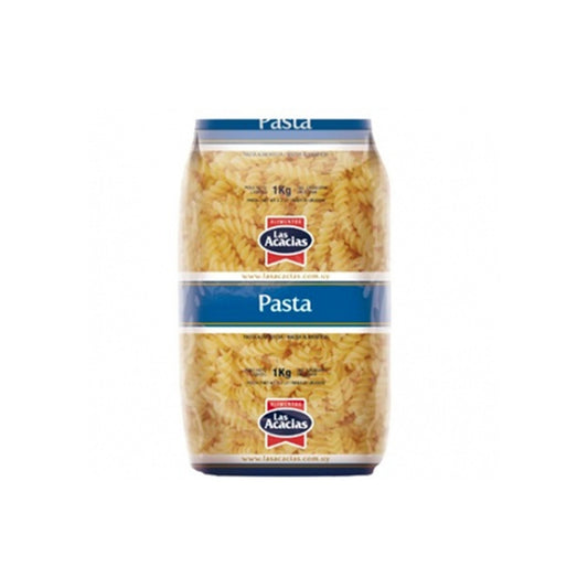 Fideo Las Acacias Al Natural 1 Kg Trirabuzón