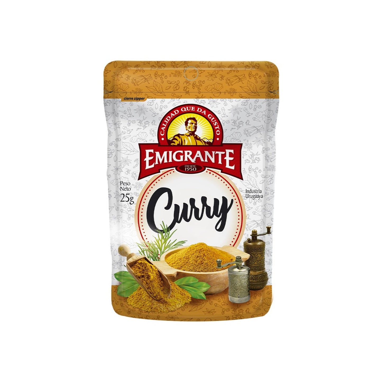 Curry Emigrante 25 G Con Abre Fácil