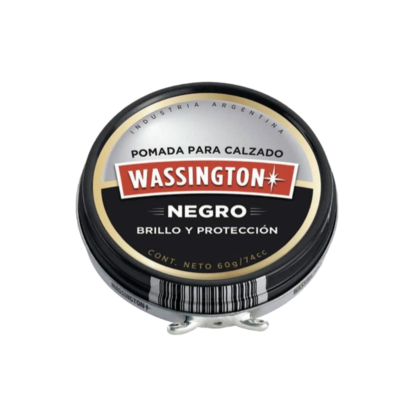 Pomada Para Zapatos Wassington Negro 60 G