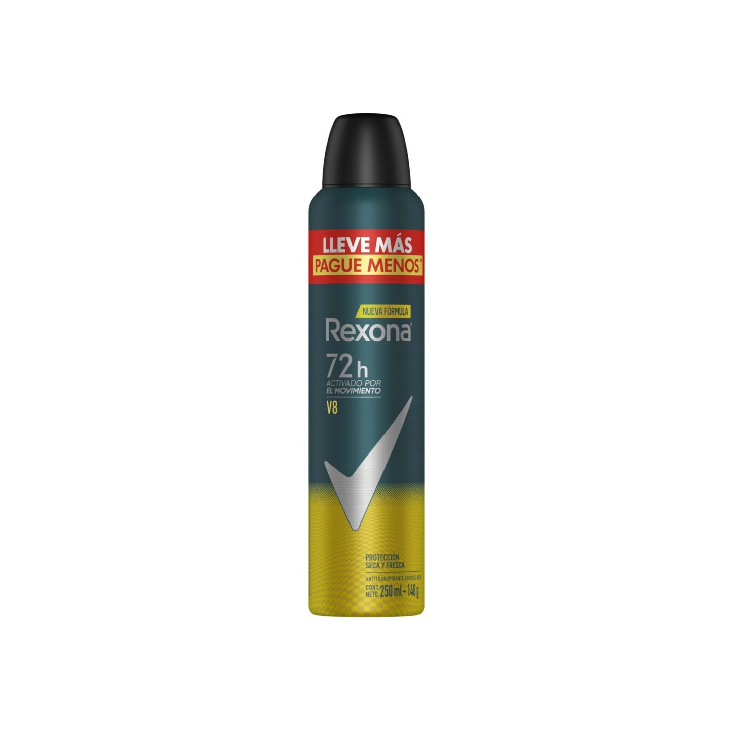 Antitranspirante Rexona V8 Aerosol 250 Ml