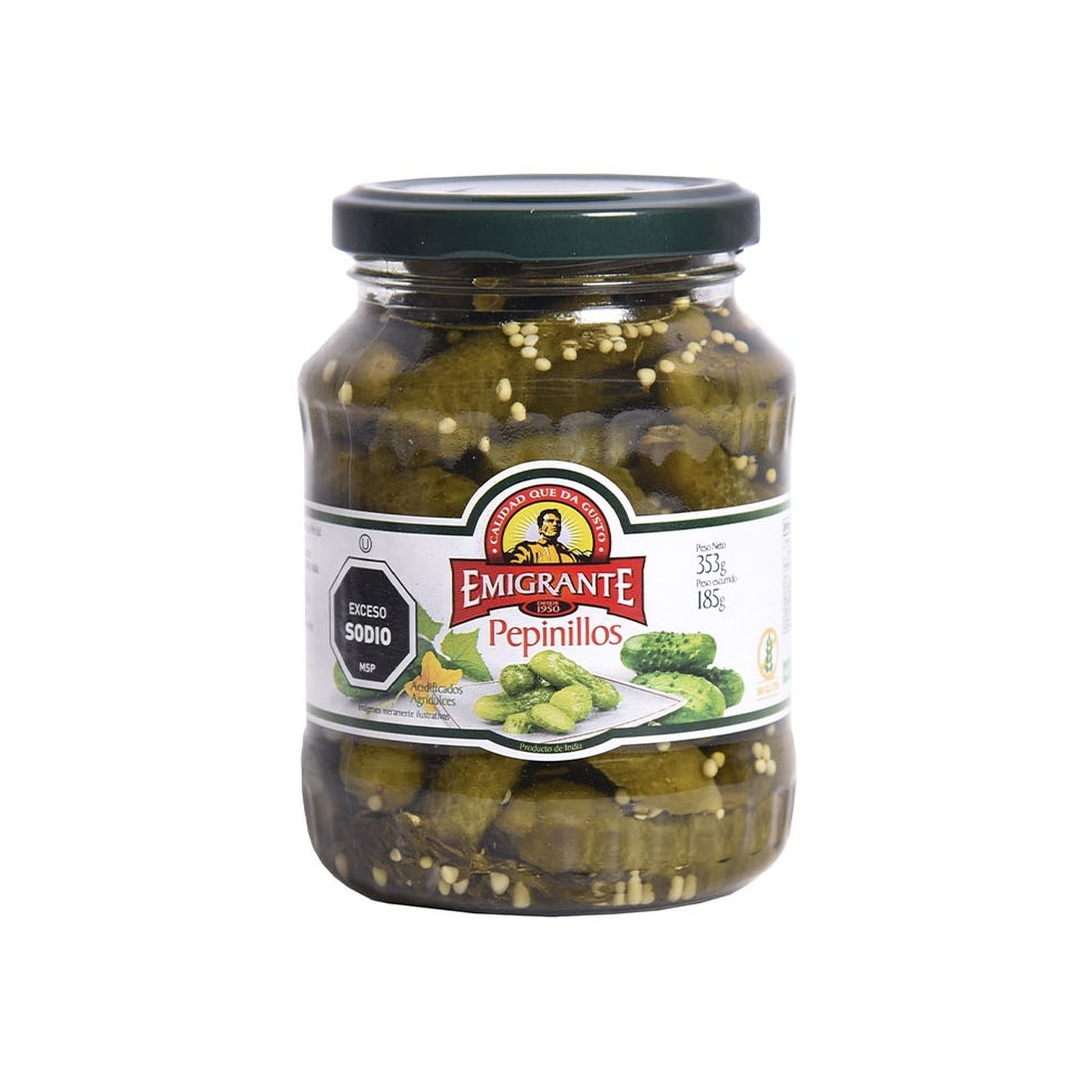 Pepinillos Agridulces Emigrante 353 G