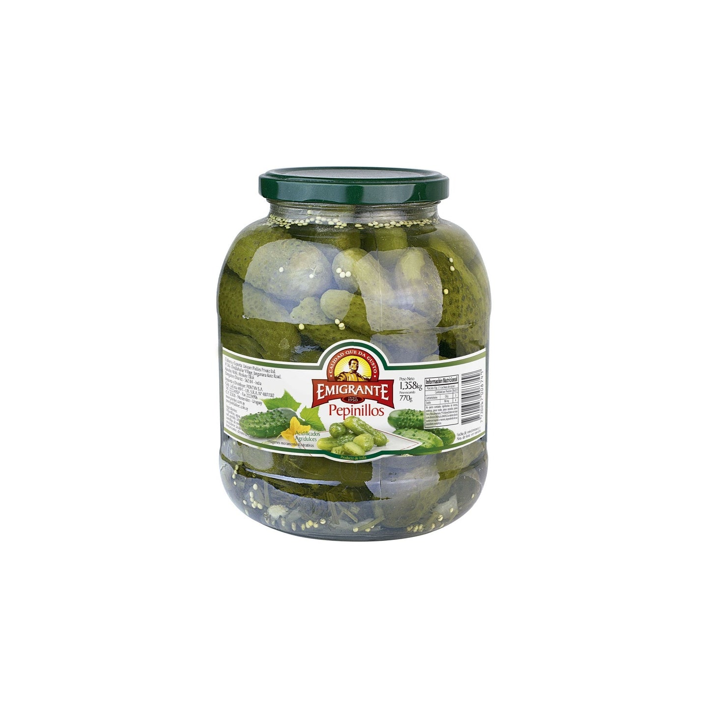 Pepinillos Agridulces Emigrante 770 G
