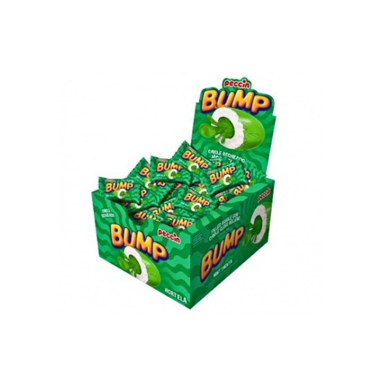 Chicle Bump Caja 40 Unidades Menta