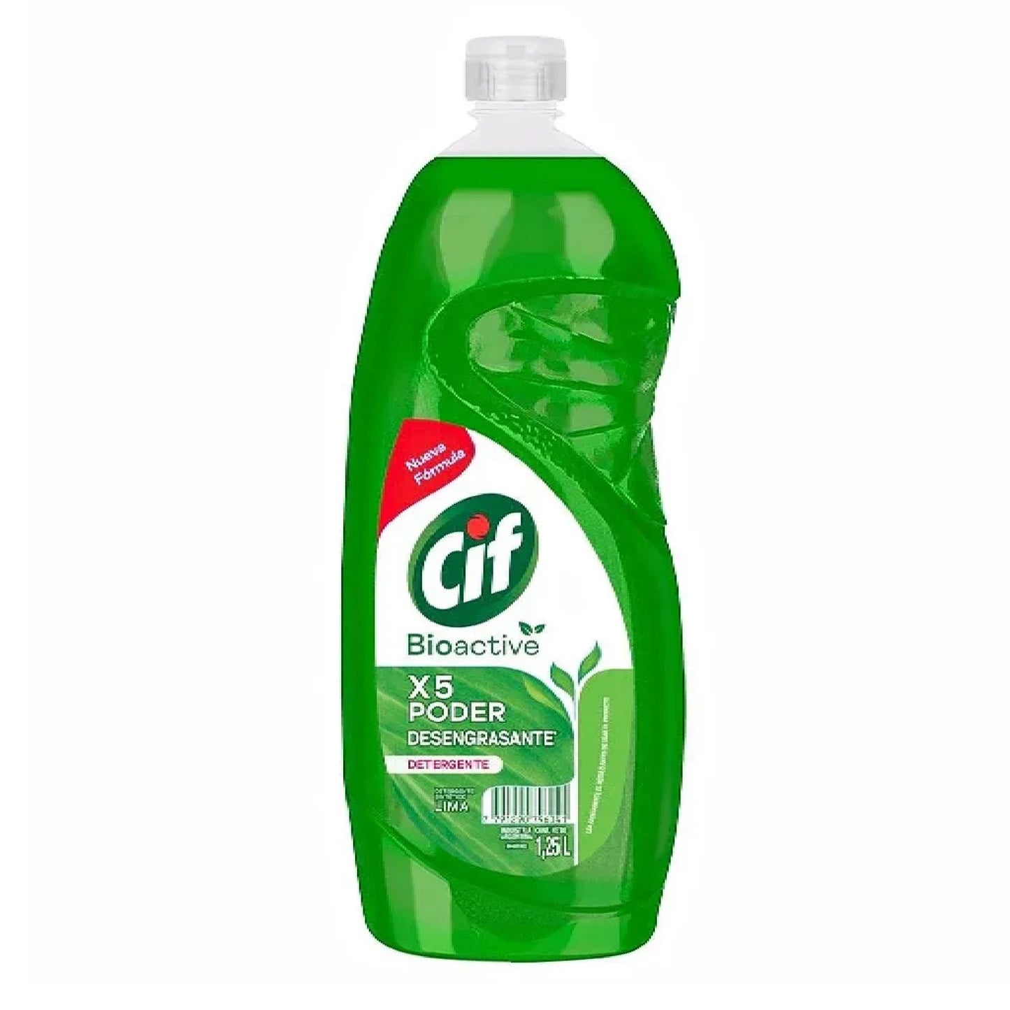 Detergente Cif Bioactive X5 Poder Desengrasante 1,25 L