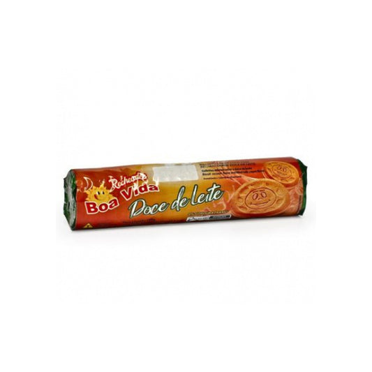 Galletas Rellenas Boa Vida Juvis 100 G Dulce De Leche