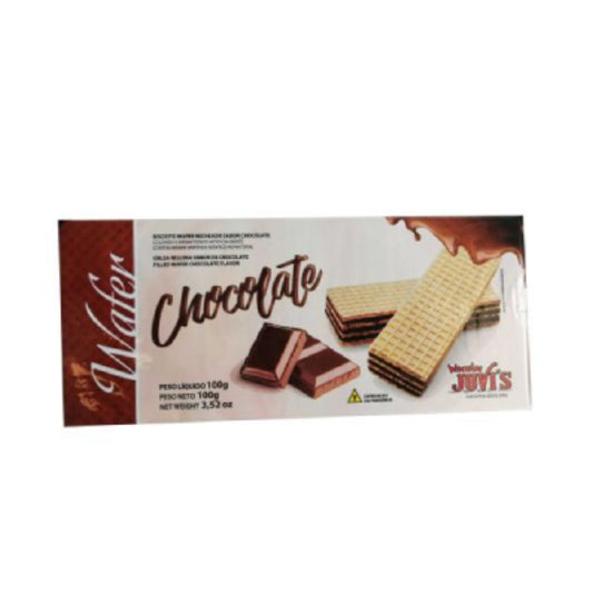 Waffle Relleno Juvis  Chocolate 80 G