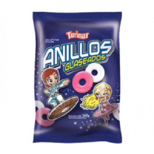Galletitas Dulces Turimar Anillos Glaseados 160 G