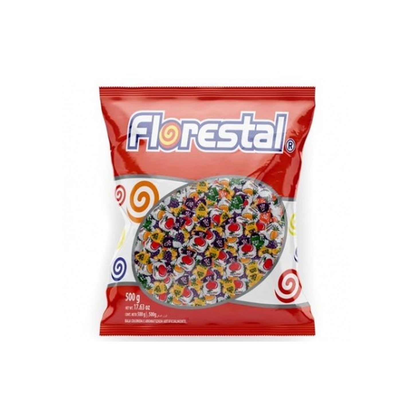 Caramelo Duro Florestal Frutas Rellenas 500 G