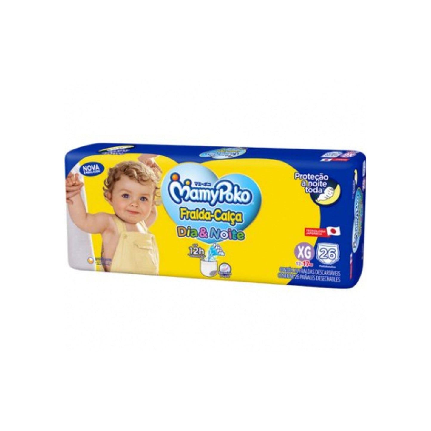 Bombachitas Bebe Mamypoko Día Y Noche XG 12-17 Kg 26 Unidades