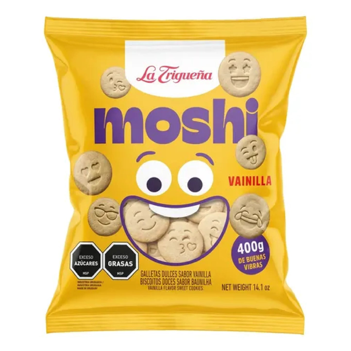 Galletas Dulces Moshi La Trigueña Vainilla 400 G