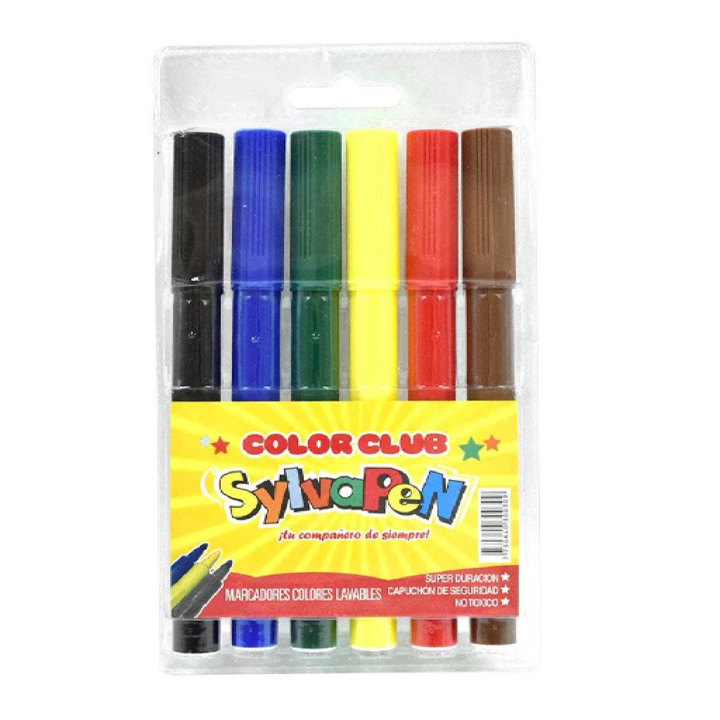 Marcador Sylvapen Grueso X 6 Lavables
