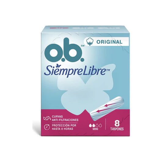 Tampones O.B. Mini Original 8 Unidades