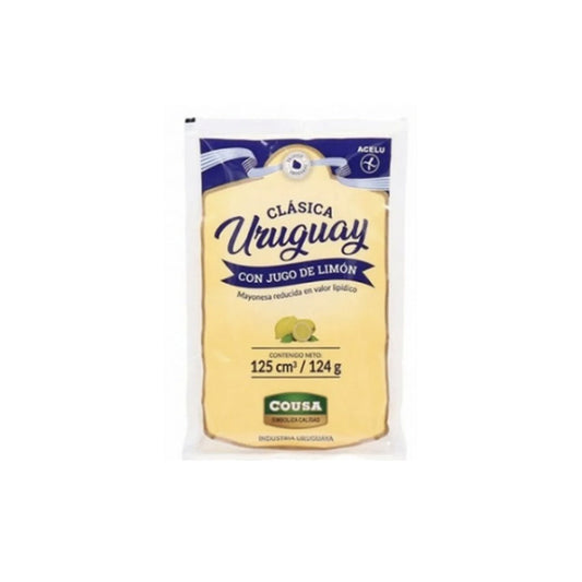 Mayonesa Uruguay Premium 125 Cc Con Jugo De Limon