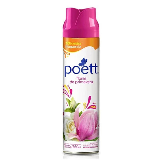 Desodorante Poett Aerosol Flores De Primavera 360 Ml