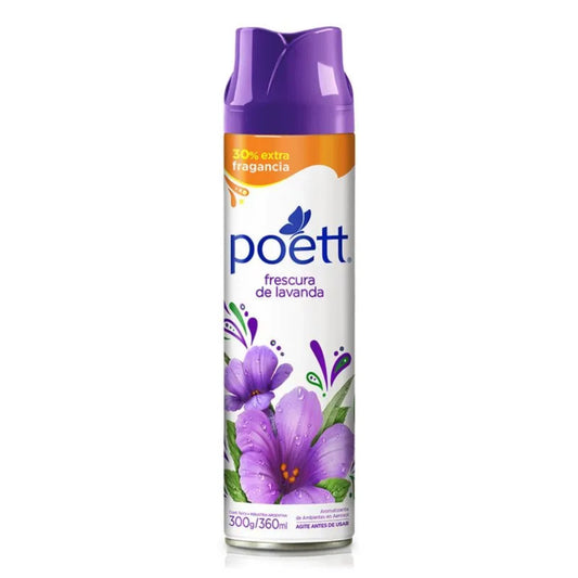 Desodorante Poett Aerosol Frescura De Lavanda 360 Ml