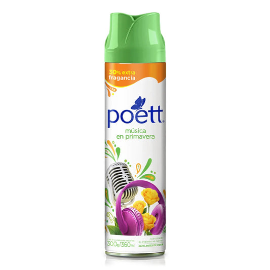 Desodorante Poett Aerosol Musica En Primavera 360 Ml