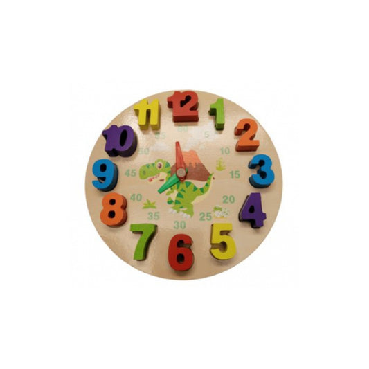 Reloj De Madera Infantil De Encastre 17 Cm