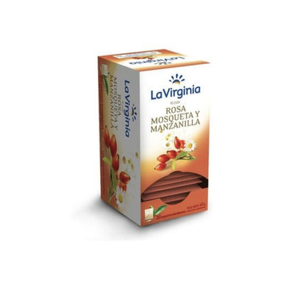 Te La Virginia 20 Saquitos Rosa Mosqueta Y Manzanilla