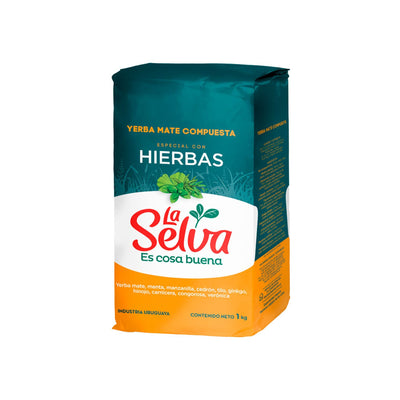 Yerba Compuesta Especial Con Hierbas La Selva 1 Kg