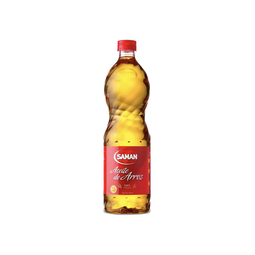 Aceite De Arroz Saman 900 Cc 100% Natural Refinado