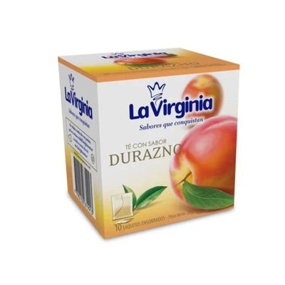 Te La Virginia 10 Saquitos Durazno