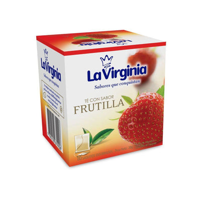 Te La Virginia 10 Saquitos Frutilla