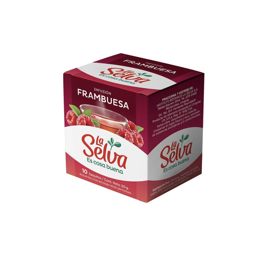 Te Infusion Frutal La Selva 10 Saquitos Frambuesa