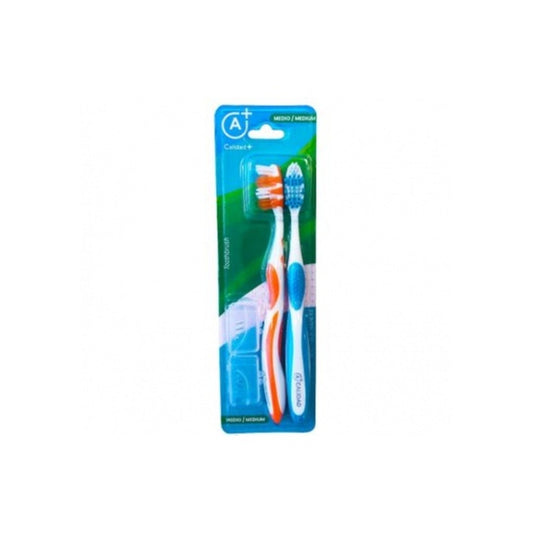 Cepillo Dental A+ Con Protector 2 unidades