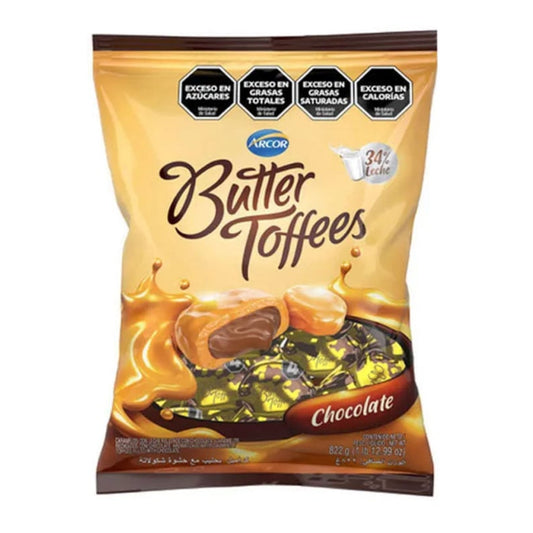 Caramelos Butter Toffees Chocolate 822 G