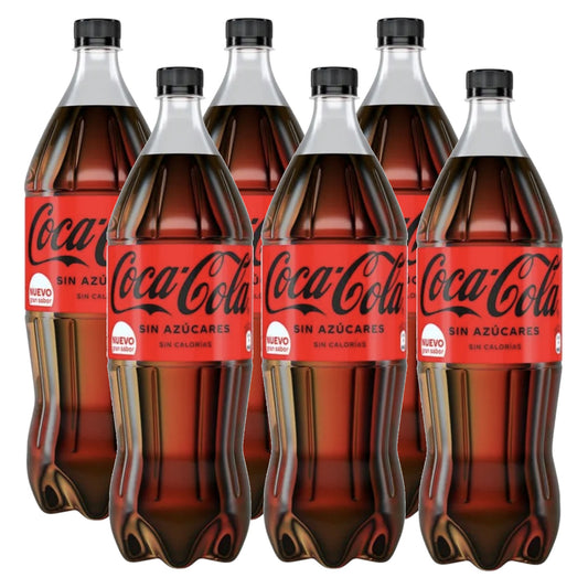 Coca Cola Sin Azucar 1.5 L 6 Unidades
