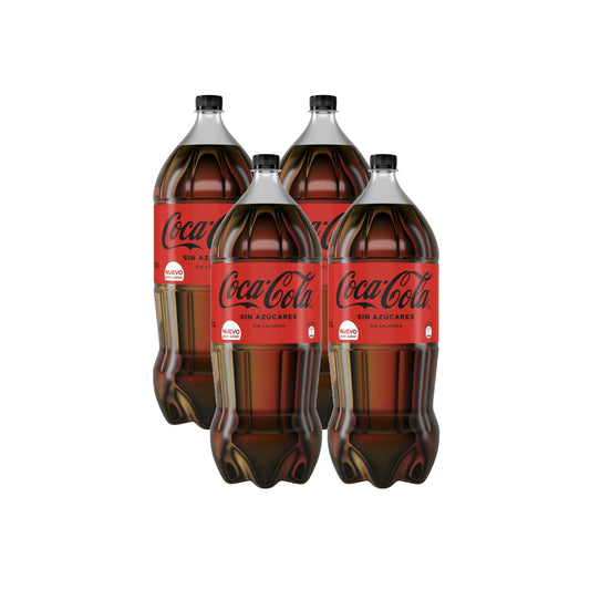 Coca Cola Sin Azucar 3 L 4 Unidades