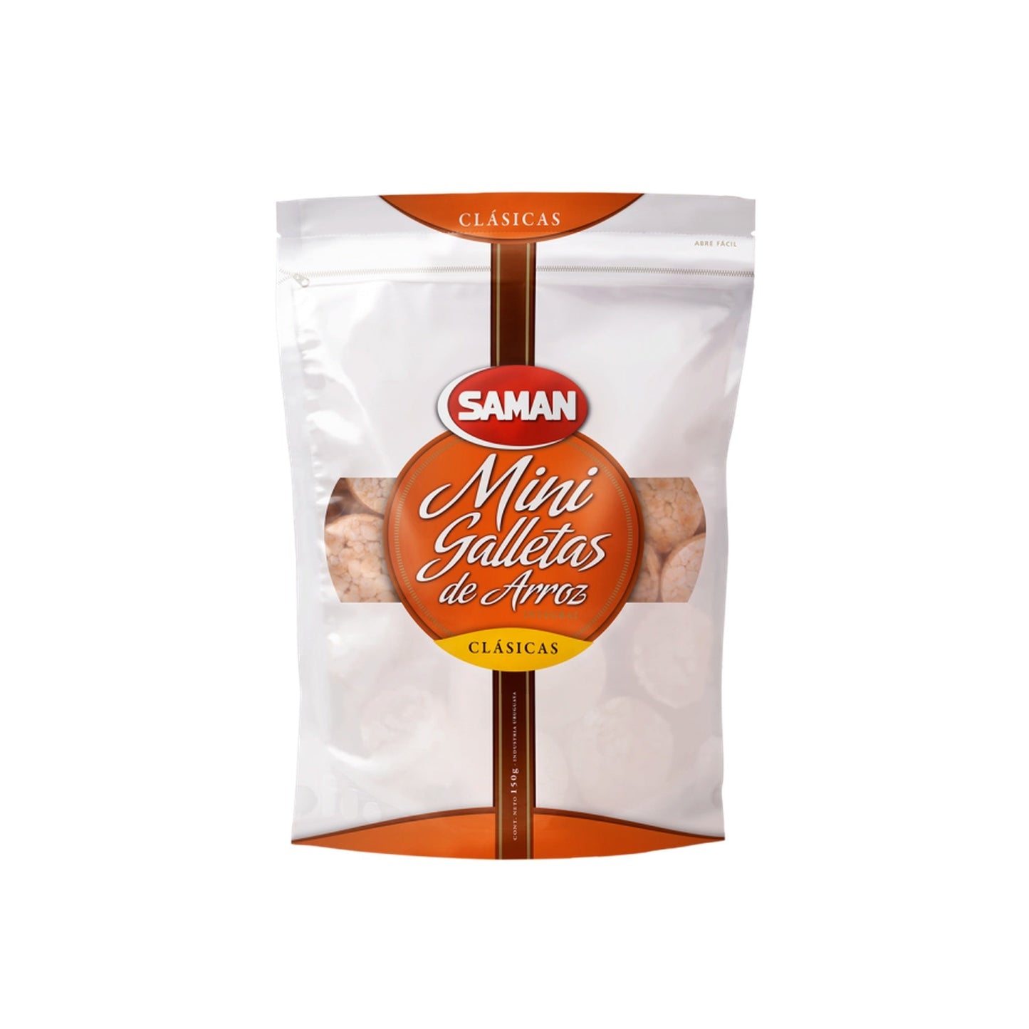 Galleta De Arroz Integral Saman Mini 150 G Clásica