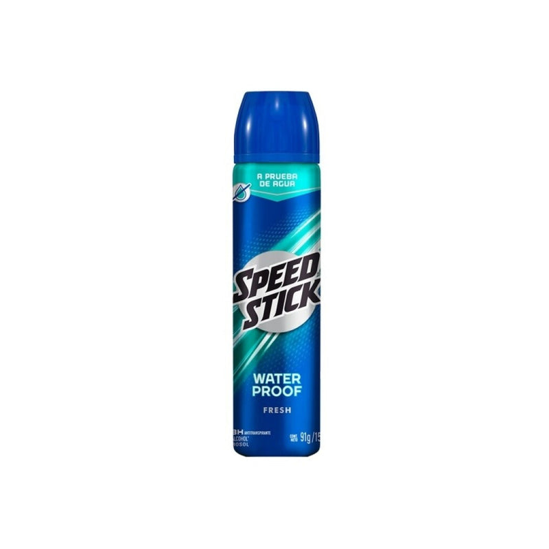 Desodorante Speed Stick Men Water Proof Aerosol 91 G