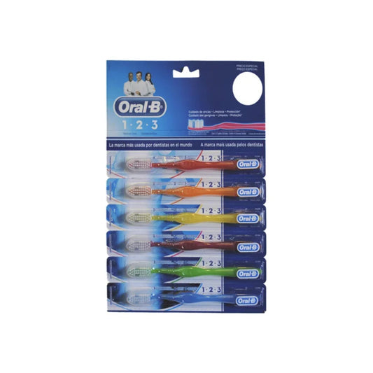 Cepillo Dental Oral-B 1-2-3 Medio