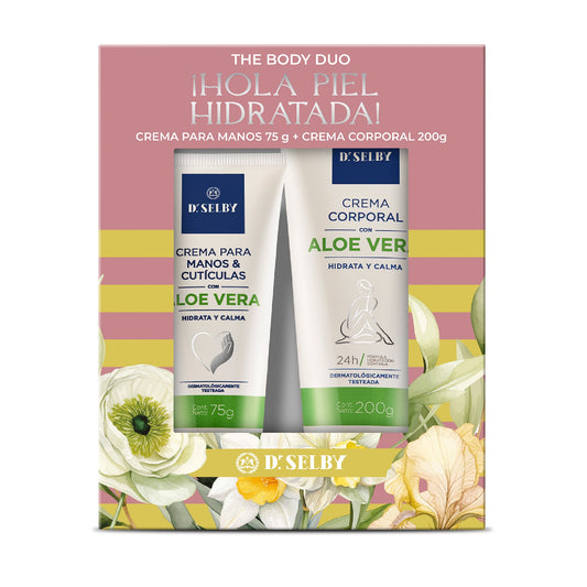 Gift Box Dr. Selby Aloe Vera Crema Manos 75 G + Crema Corporal 200 G