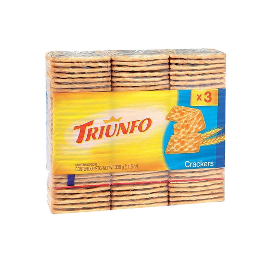 Galletitas Crackers Triunfo Pack X 3 Unidades 315 G