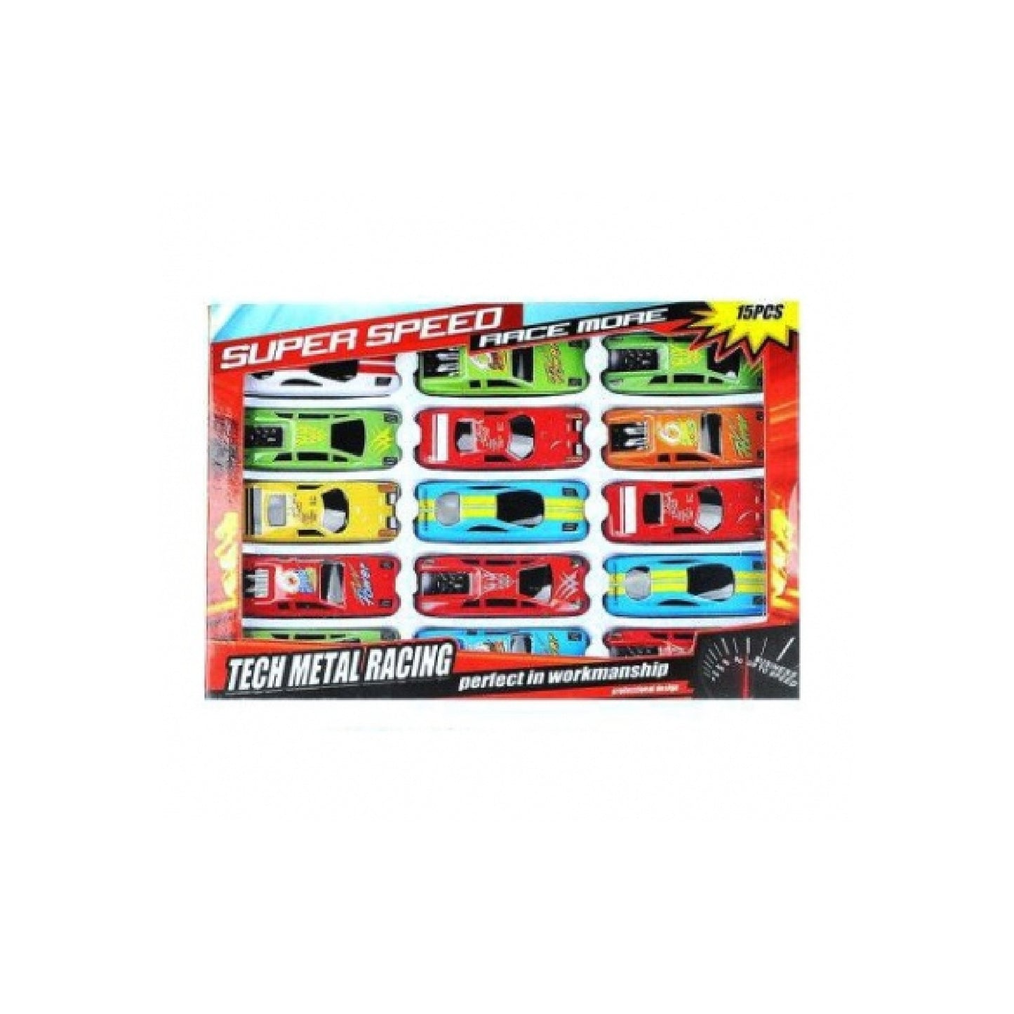 Autos De Plastico 6 Unidades