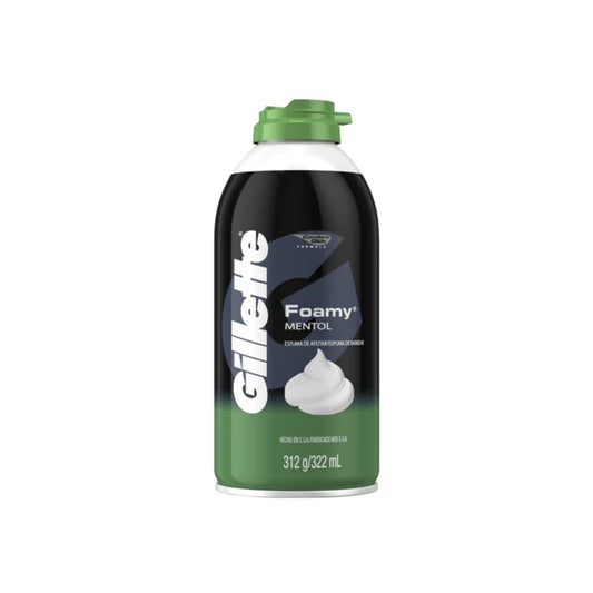 Espuma De Afeitar Gillette Foamy Mentol 312 G