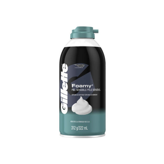 Espuma De Afeitar Gillette Foamy Piel Sensible 312 G