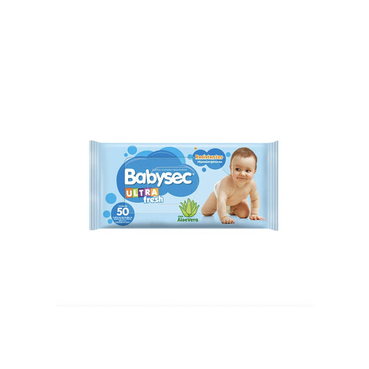 Toallitas Húmedas Babysec Ultra Fresh 50 Unidades