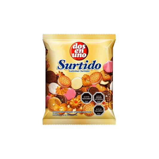 Galletitas Surtido Dos En Uno 400 G