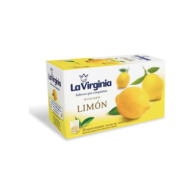 Te La Virginia Con Sabor Limón 20 Saquitos