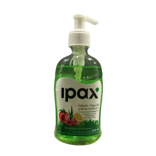 Jabon De Manos Líquido Ipax Durazno Limon Y Orquidea C/aloe Vera 250 Ml