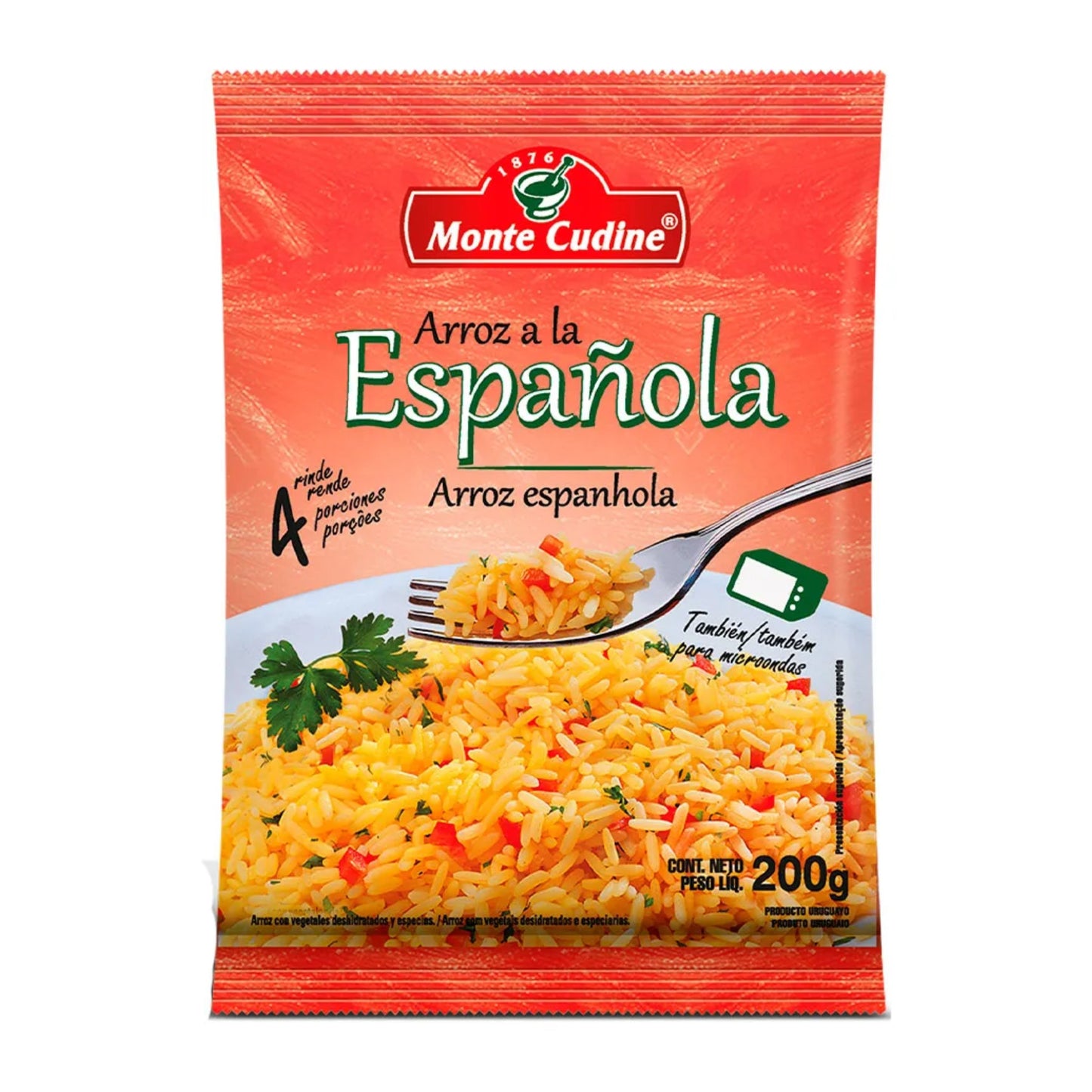 Arroz Saborizado Monte Cudine A La Española 200 G