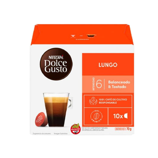 Nescafé Dolce Gusto Lungo 10 Cápsulas