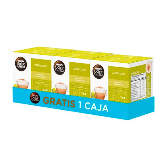 Nescafé Dolce Gusto Cappuccino 10 Cápsulas 3X2