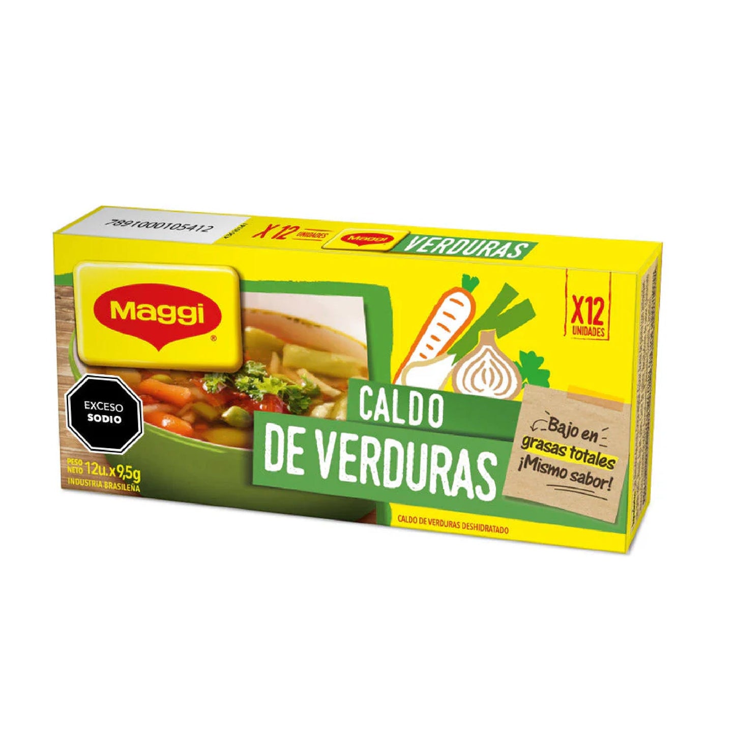 Caldo Maggi 12 Unidades Sabor Verdura